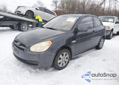 2008 Hyundai Accent Gs z USA, uszkodzony, nr VIN KMHCM36C78U083379